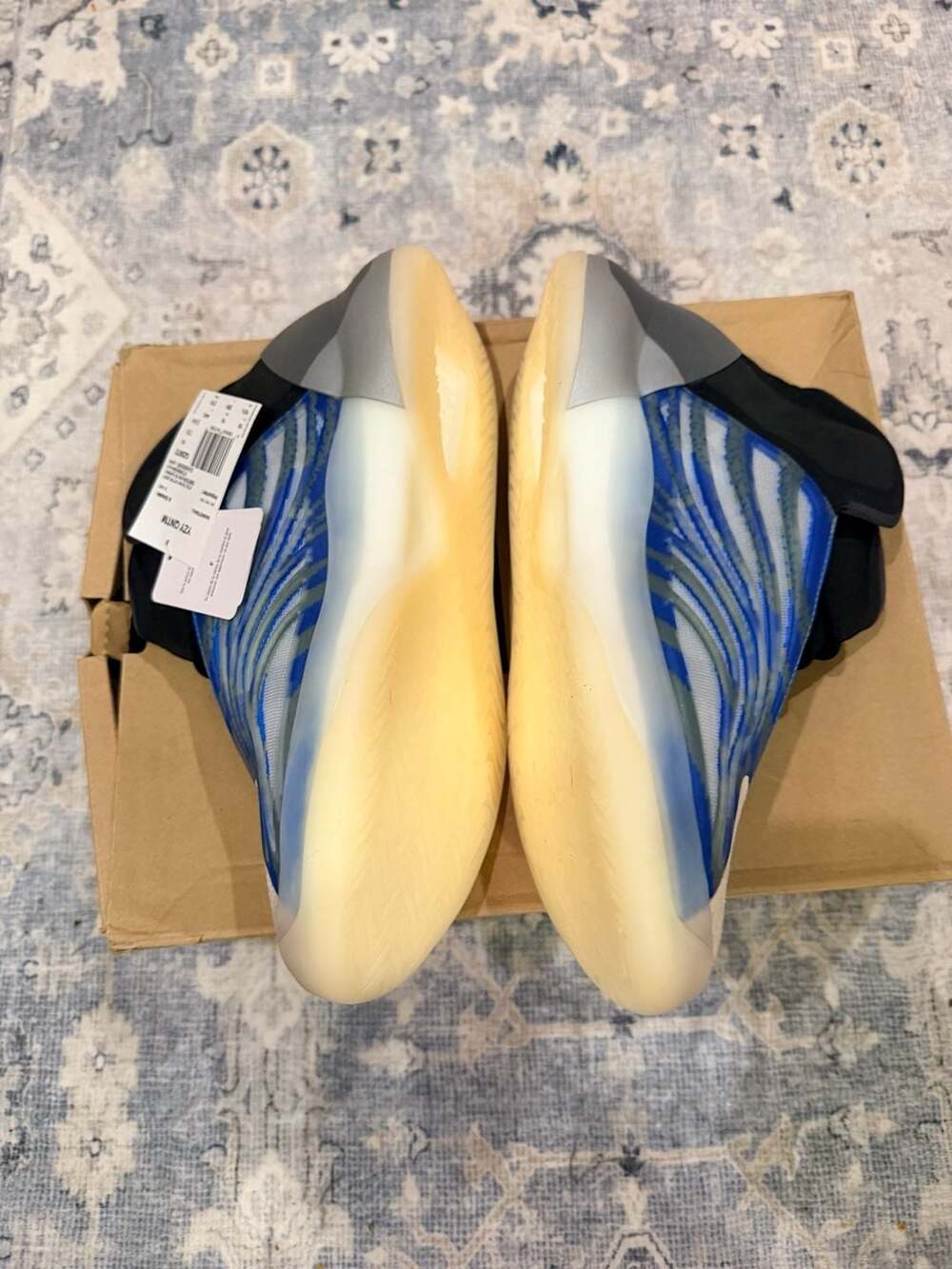 Adidas Yeezy QNTM Frozen Blue Size 10.5 - Picture 3 of 11